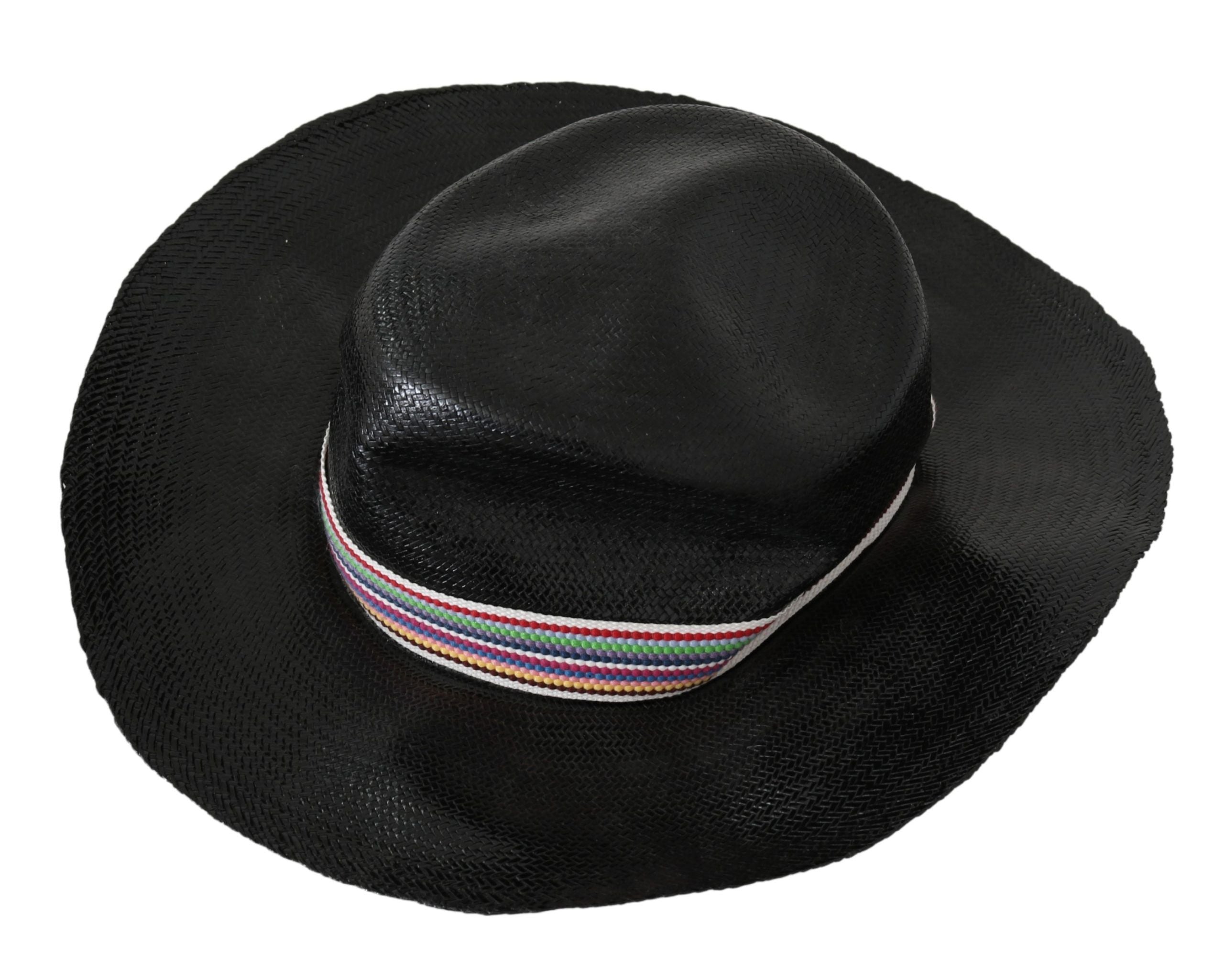 Costume National Black Wide Brim Cowboy Solid Hat