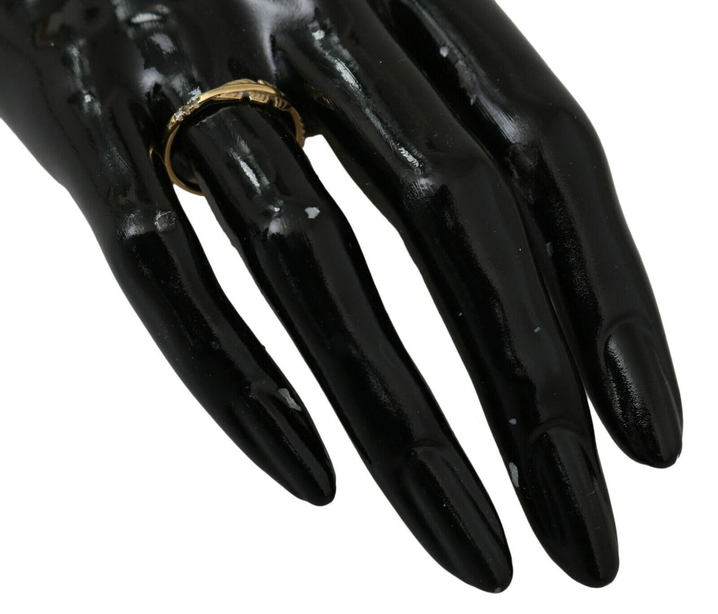 Nialaya Gold Feather Clear CZ 925 Silver Women