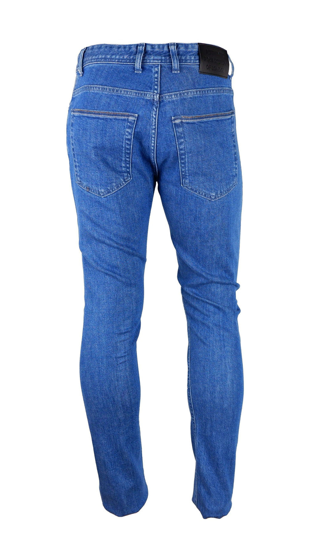 Aquascutum Blue Cotton Jeans Denim