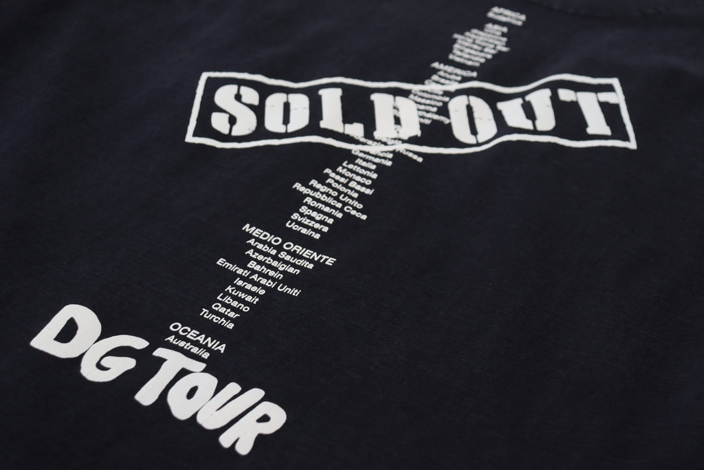 Dolce & Gabbana Black D&G Fashion Round Neck Cotton T-shirt