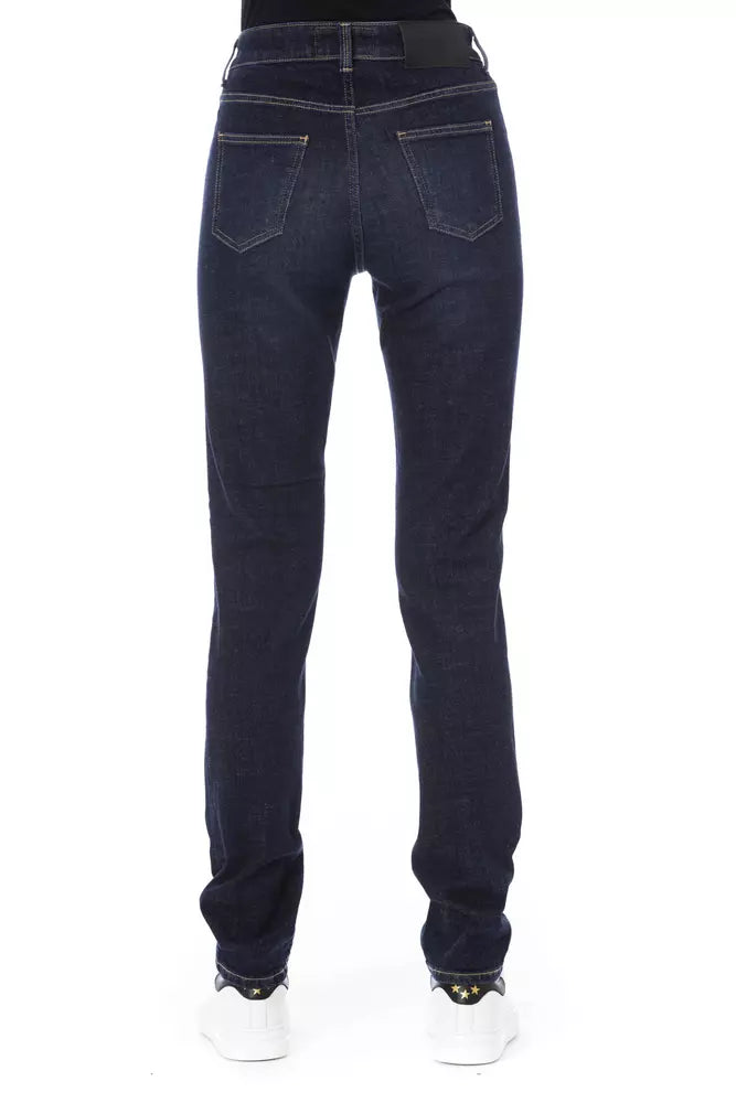 Baldinini Trend Blue Cotton Jeans Denim