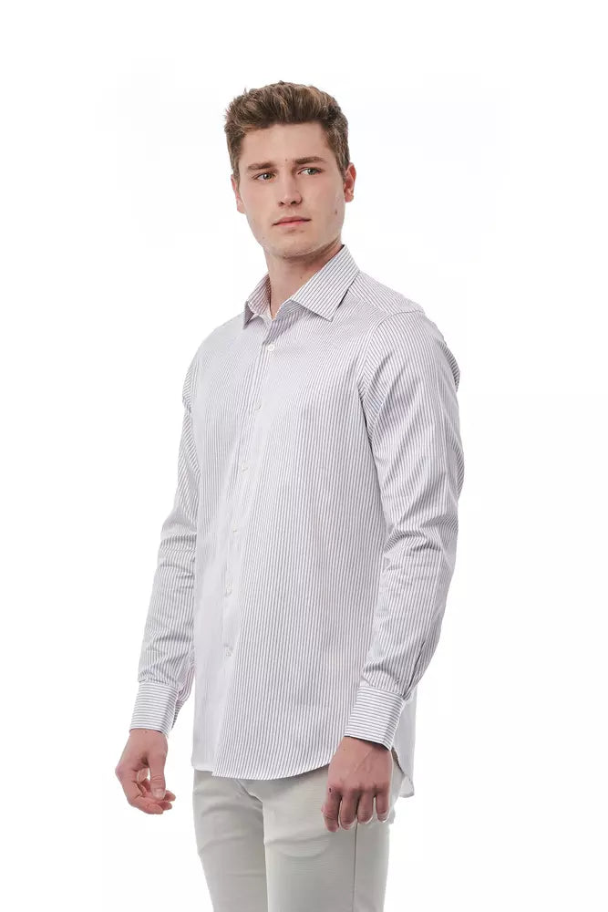 Bagutta White Cotton Shirt