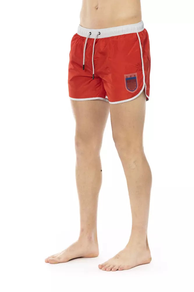 Bikkembergs Red Polyester Swimwear
