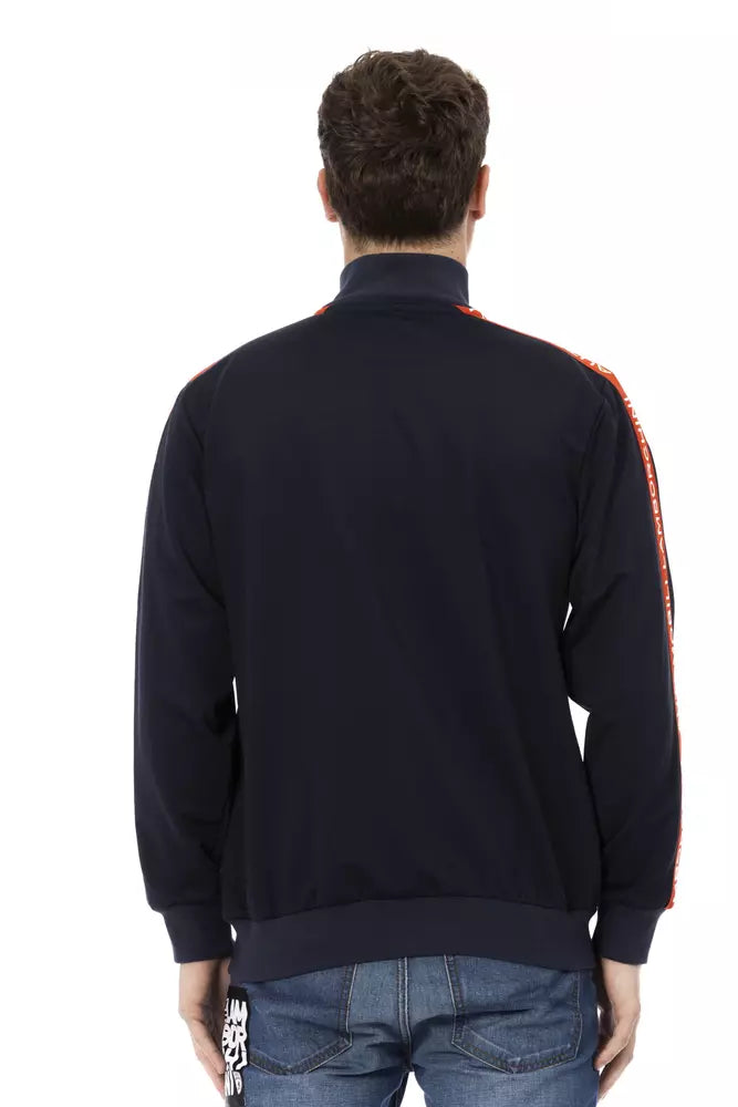 Automobili Lamborghini Blue Polyester Sweater