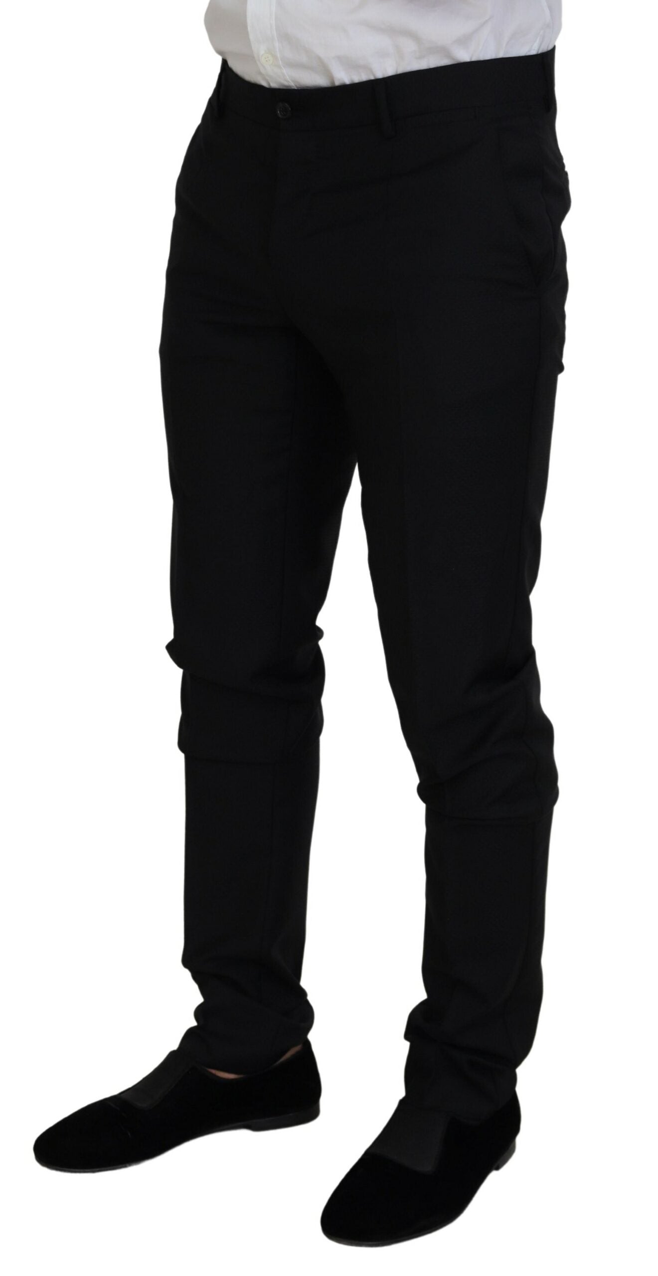 Dolce & Gabbana Black Single Breasted 2 Piece MARTINI Suit