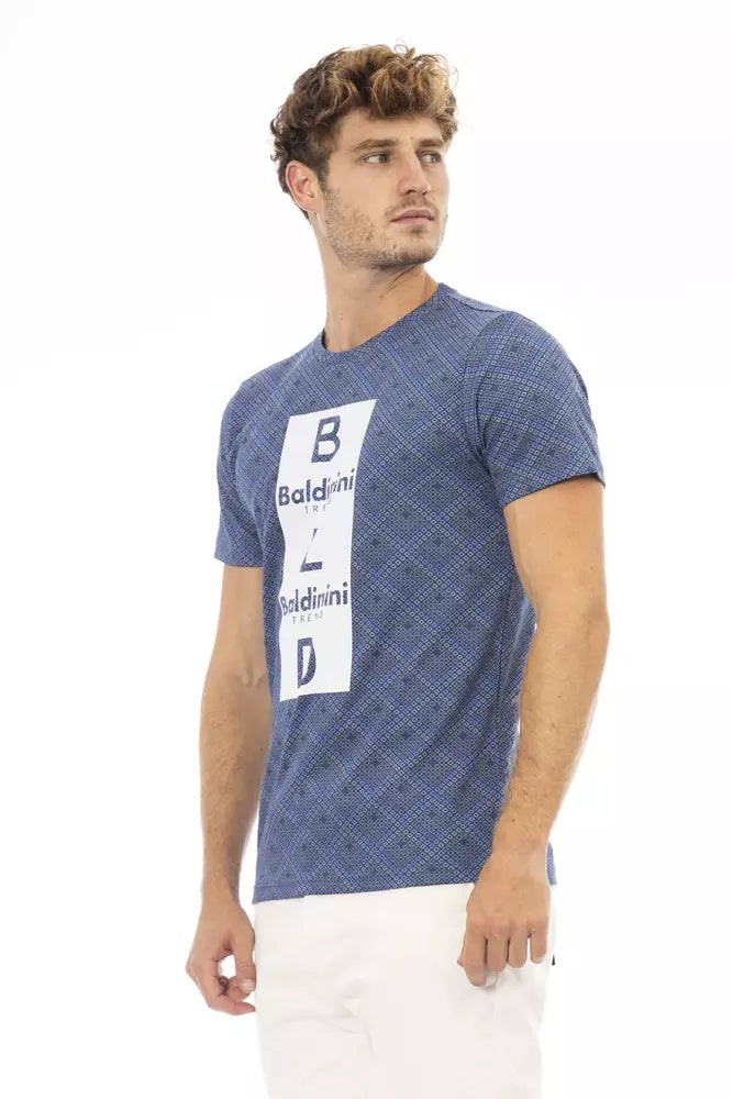 Baldinini Trend Blue Cotton T-Shirt