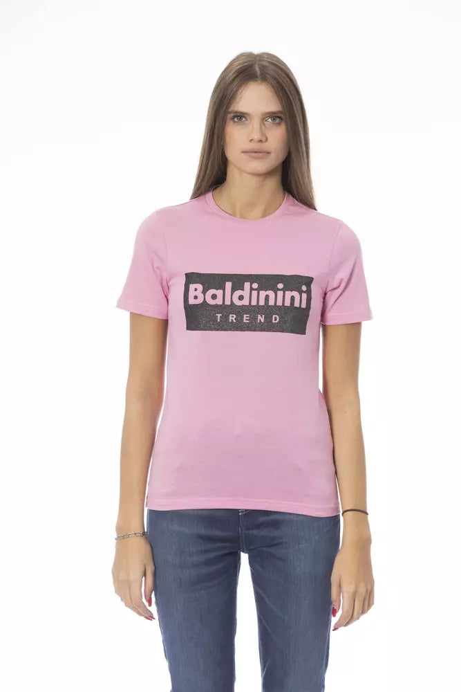 Baldinini Trend Multicolor Cotton T-Shirt