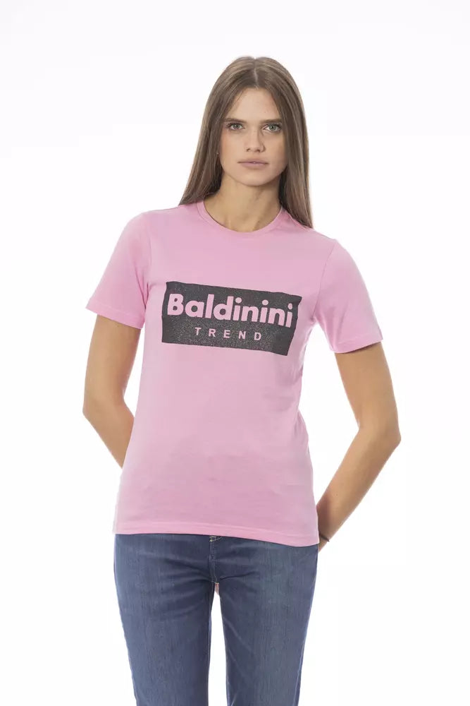 Baldinini Trend Multicolor Cotton T-Shirt