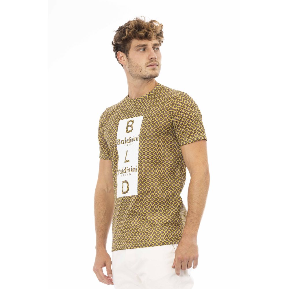 Baldinini Trend Yellow Cotton T-Shirt