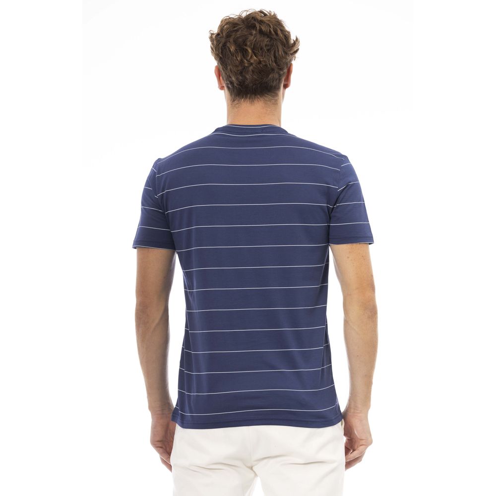 Baldinini Trend Blue Cotton T-Shirt