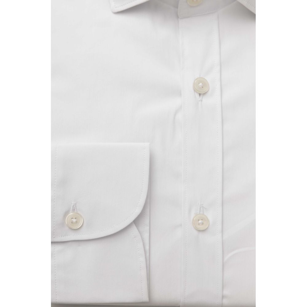 Bagutta White Cotton Shirt