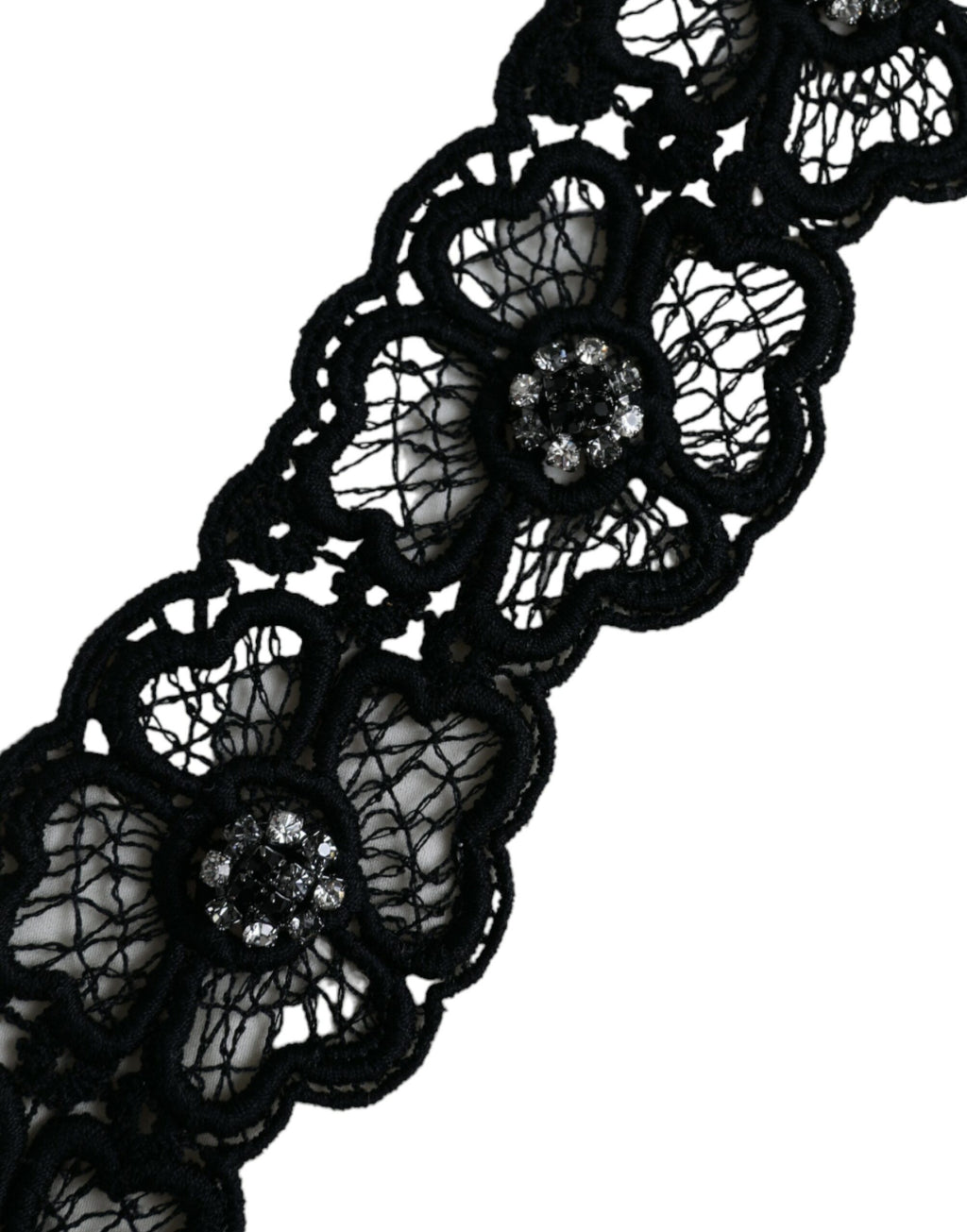 Dolce & Gabbana Off White Silk Lace Trim Short Sleeves Top