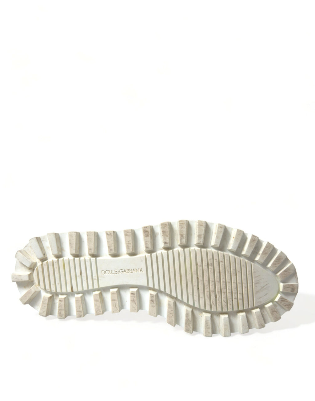 Dolce & Gabbana White Vulcano Trekking Ankle Boots Shoes