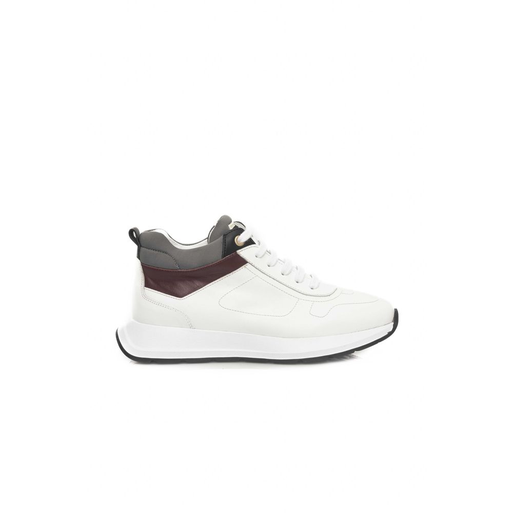 Cerruti 1881 White Cowhide Sneaker