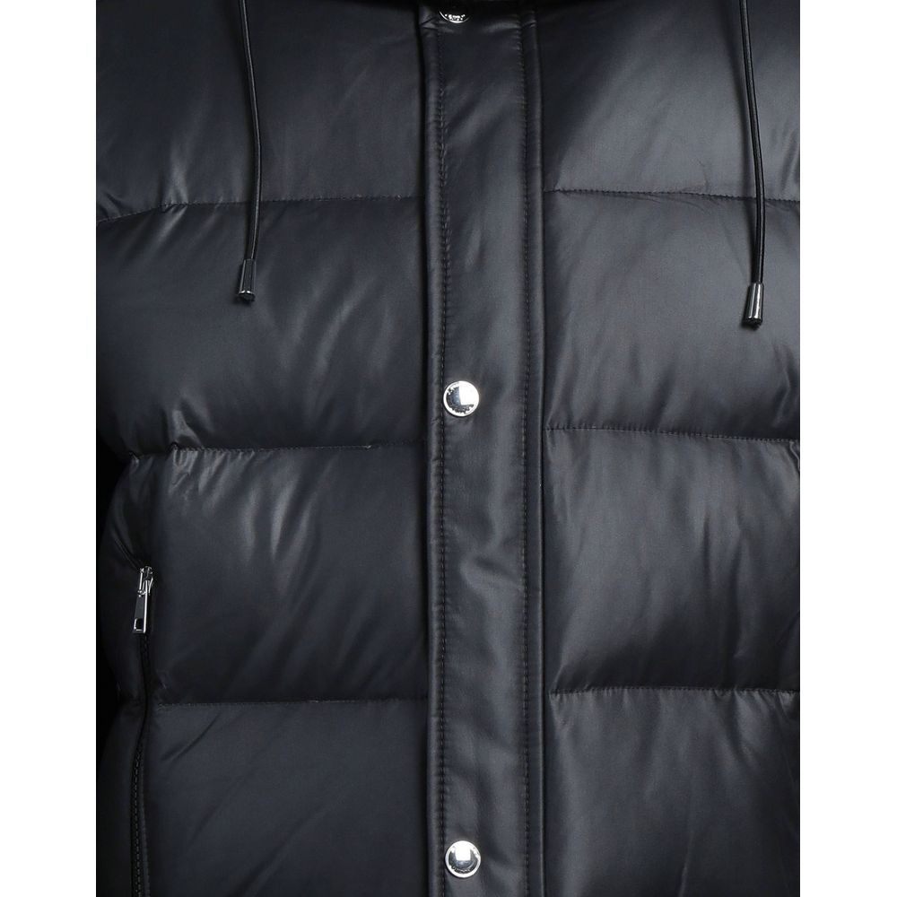 Aquascutum Black Polyester Jackets & Coat