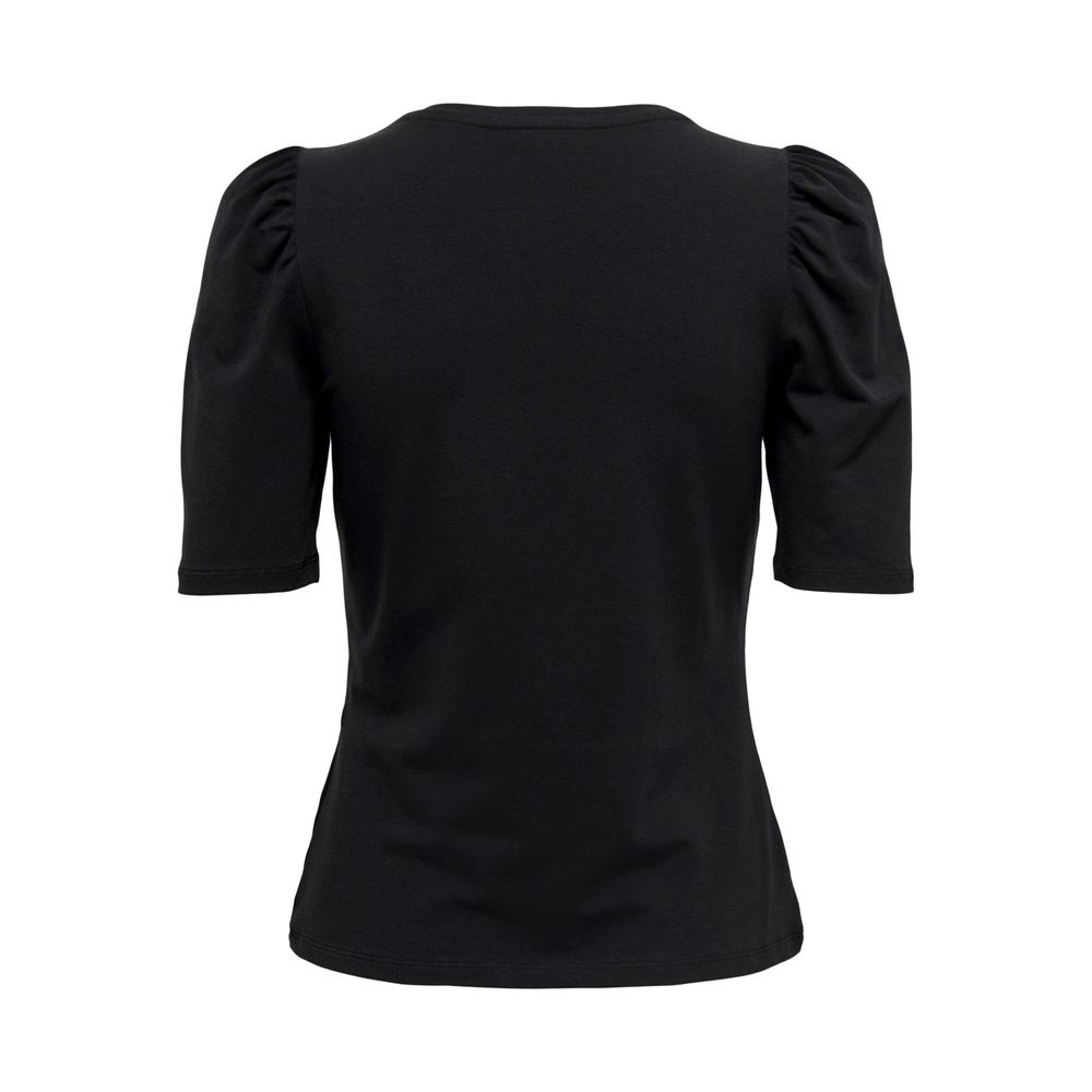 Only Black Cotton T-Shirt