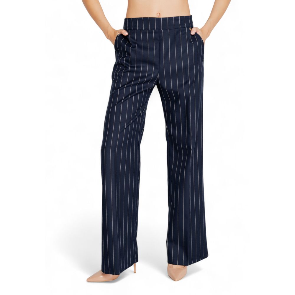 Rinascimento Blue Polyester Dress Pants