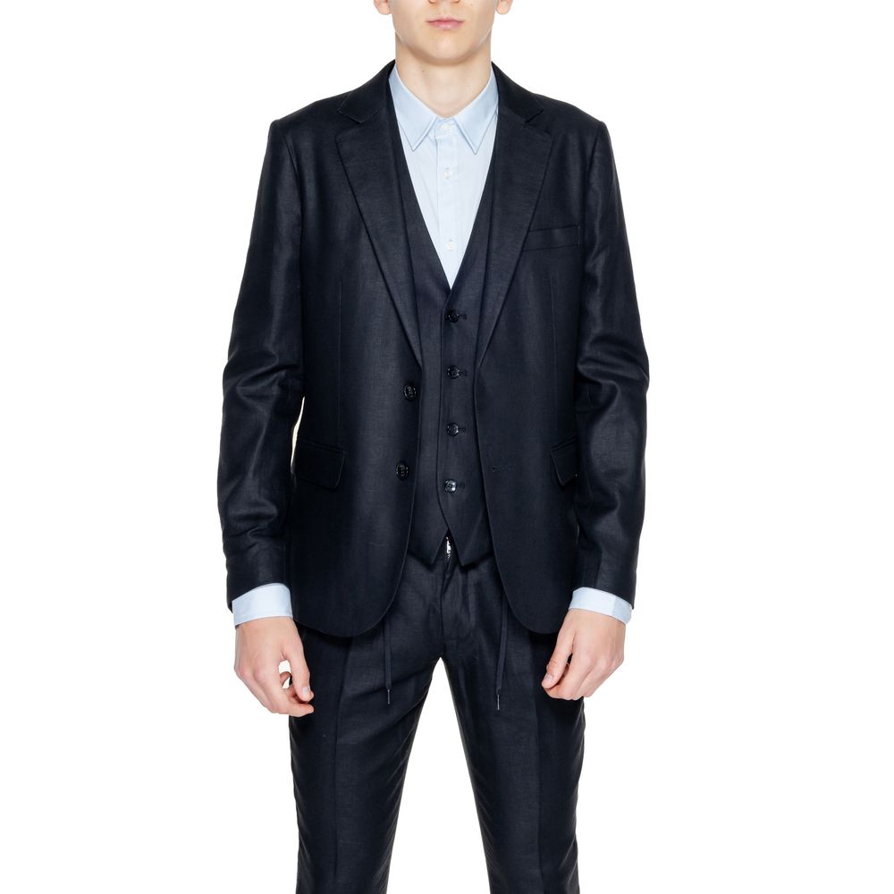 Antony Morato Black Linen Blazer