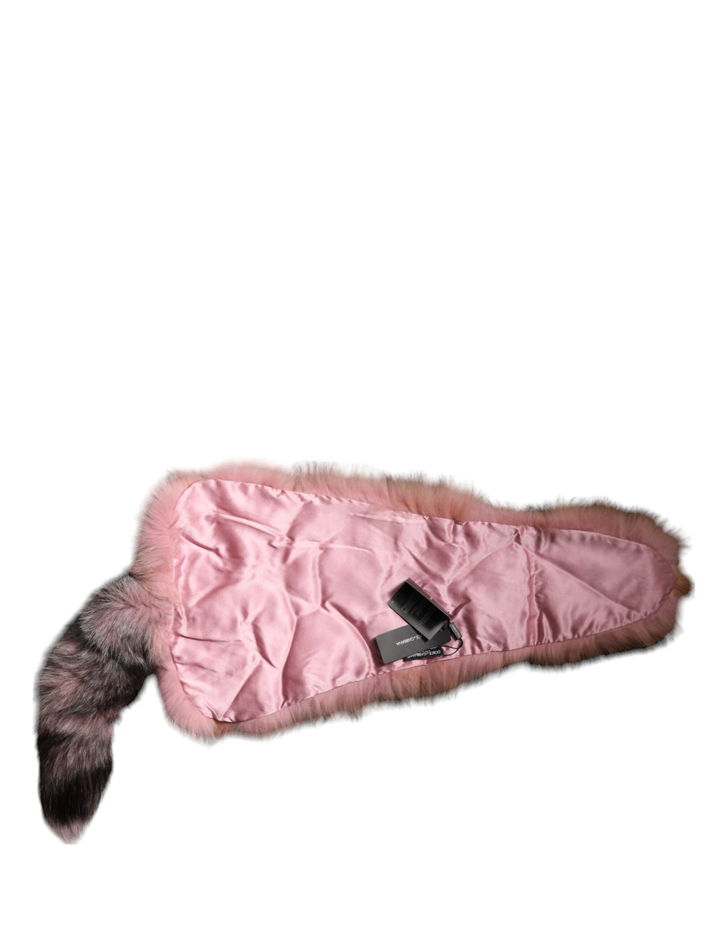 Pink Frost Fox Fur Neck Warmer Winter Scarf