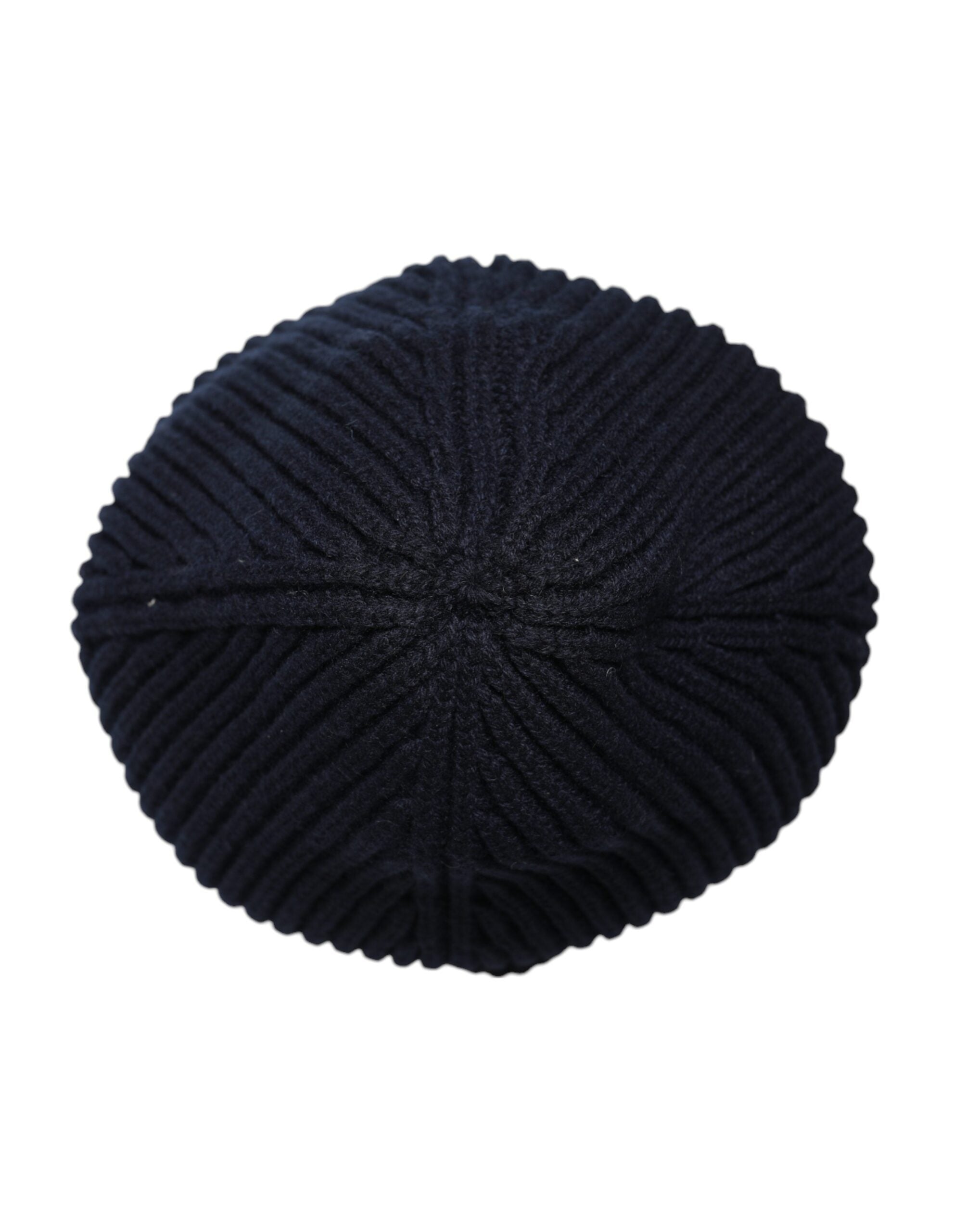 Black Cashmere Knitted Winter Beanie Hat