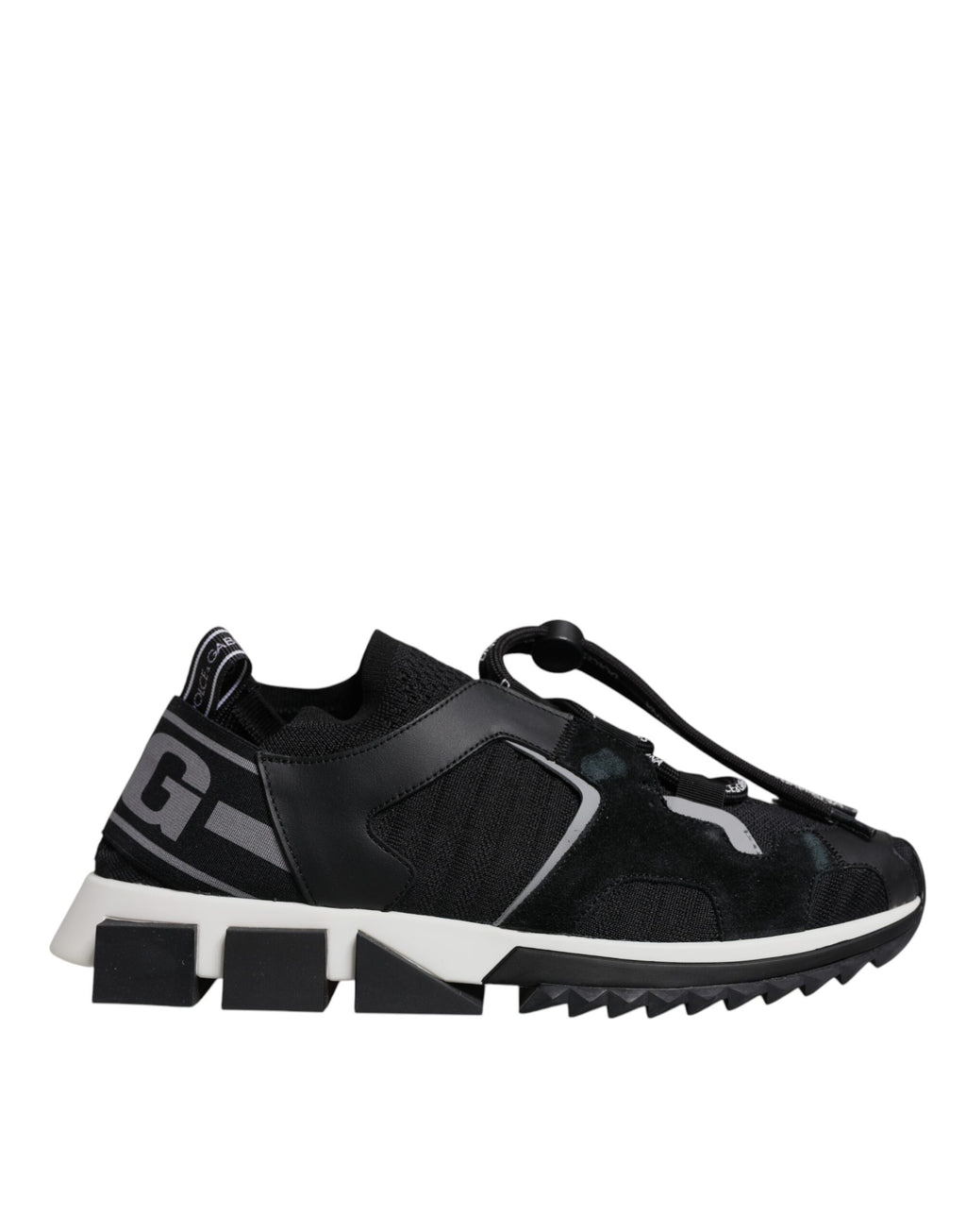 Black Mesh Sorrento Trekking Sneakers Shoes