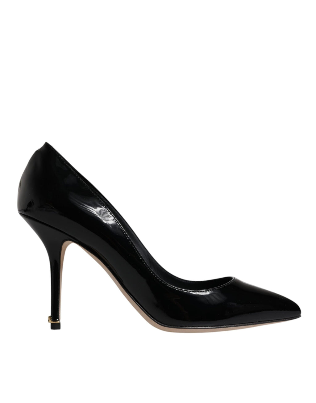Black Patent Leather High Heels Pumps Shoes