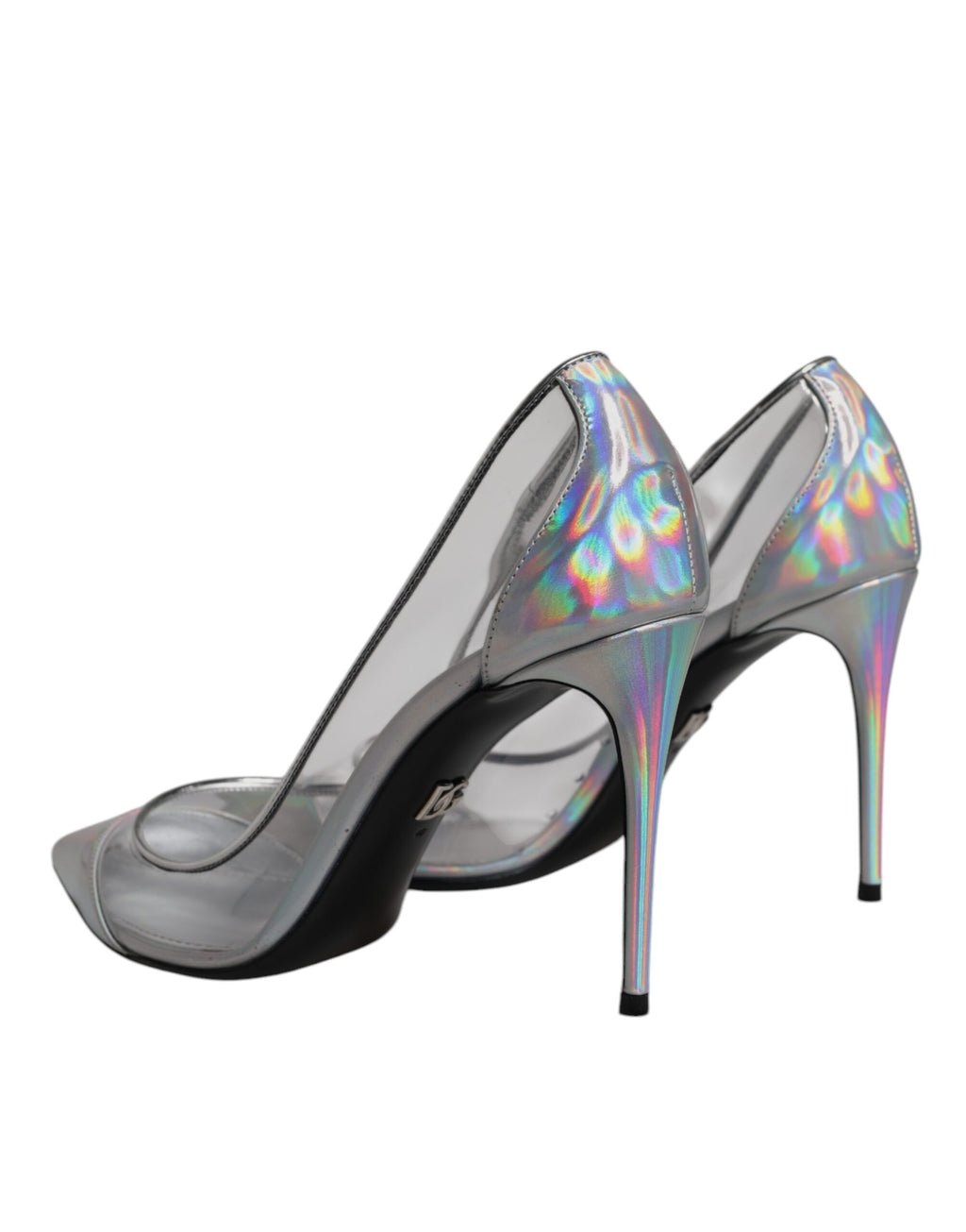 Multicolor Iridescent Pointed Toe Pumps Shoes