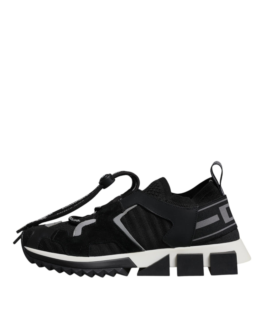 Black Mesh Sorrento Trekking Sneakers Shoes