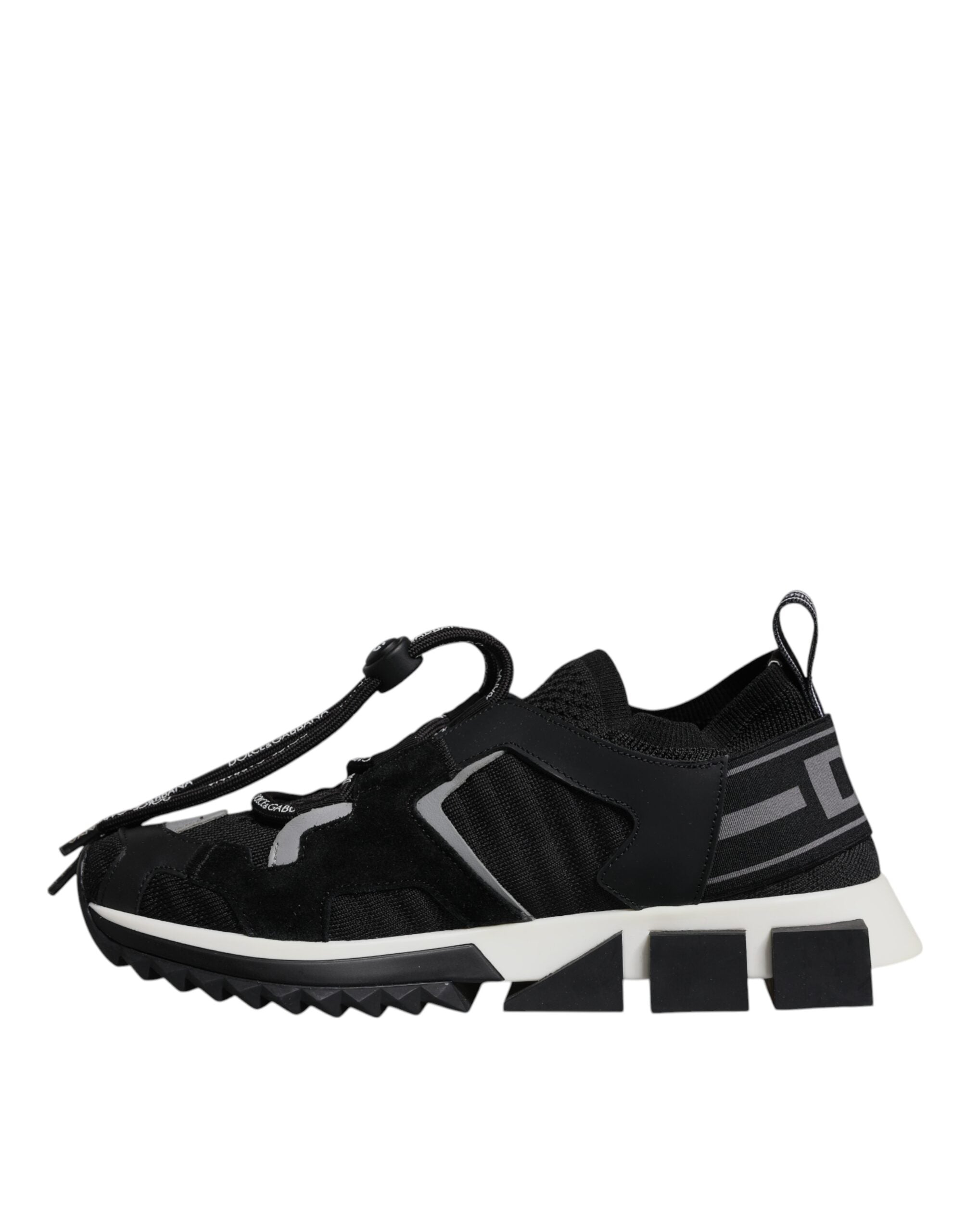 Black Mesh Sorrento Trekking Sneakers Shoes