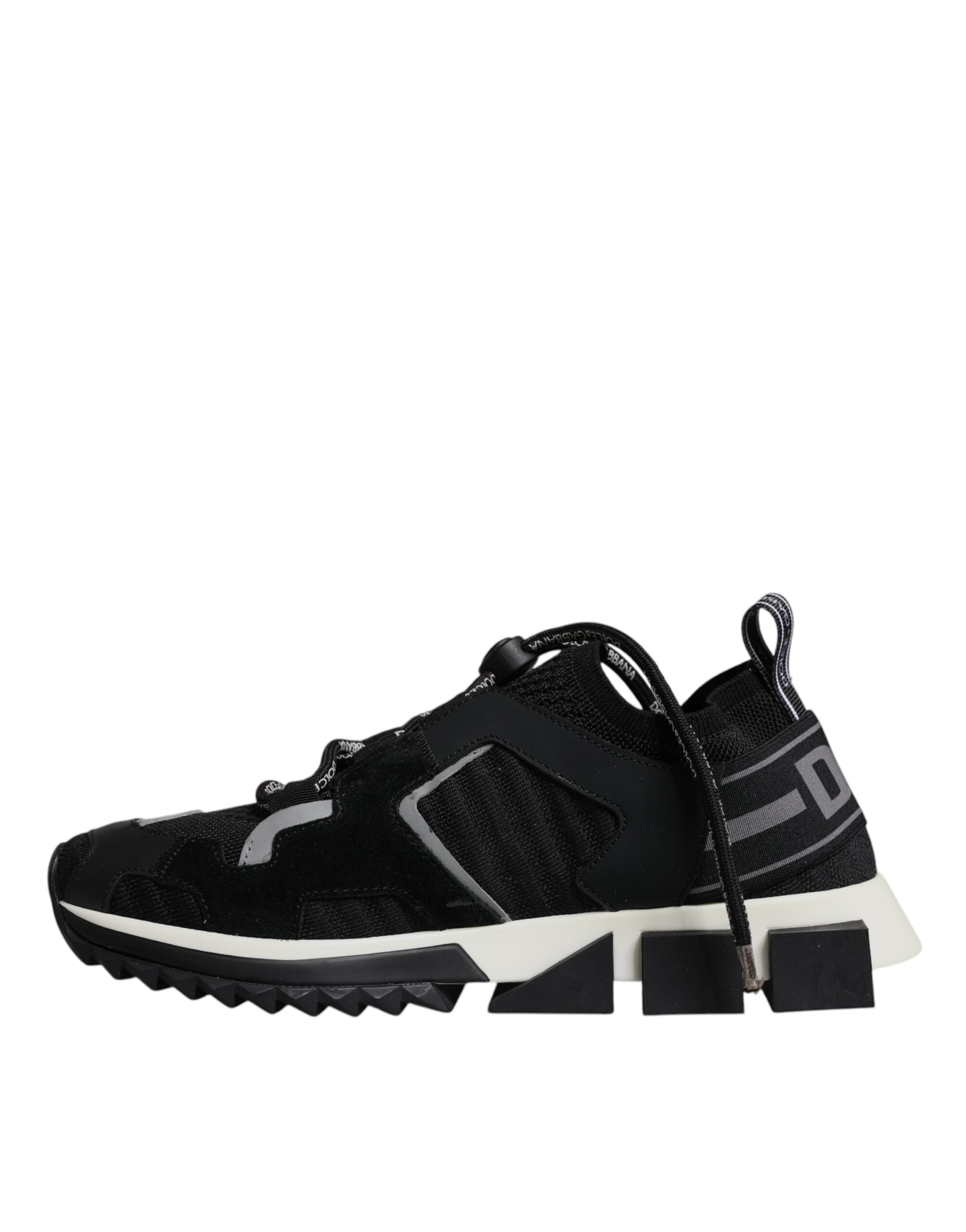 Black Mesh Sorrento Trekking Sneakers Shoes