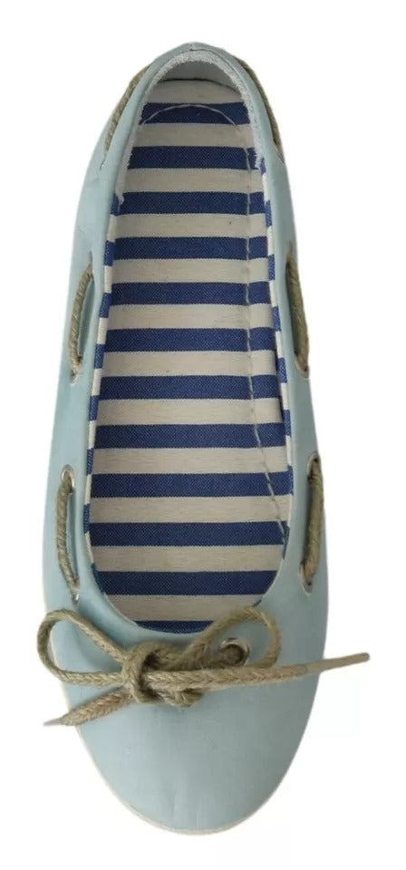 Minnesota Blue Stripe Flat Slip-On Shoes