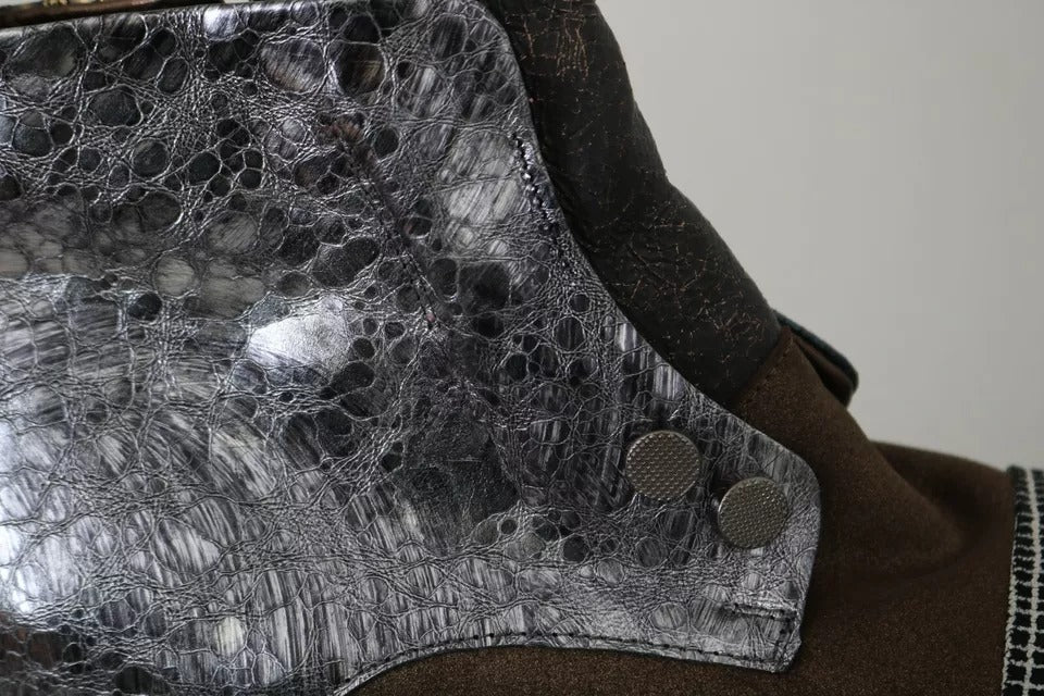 Multicolor Leather Suede Zipper Ankle Boots Shoes