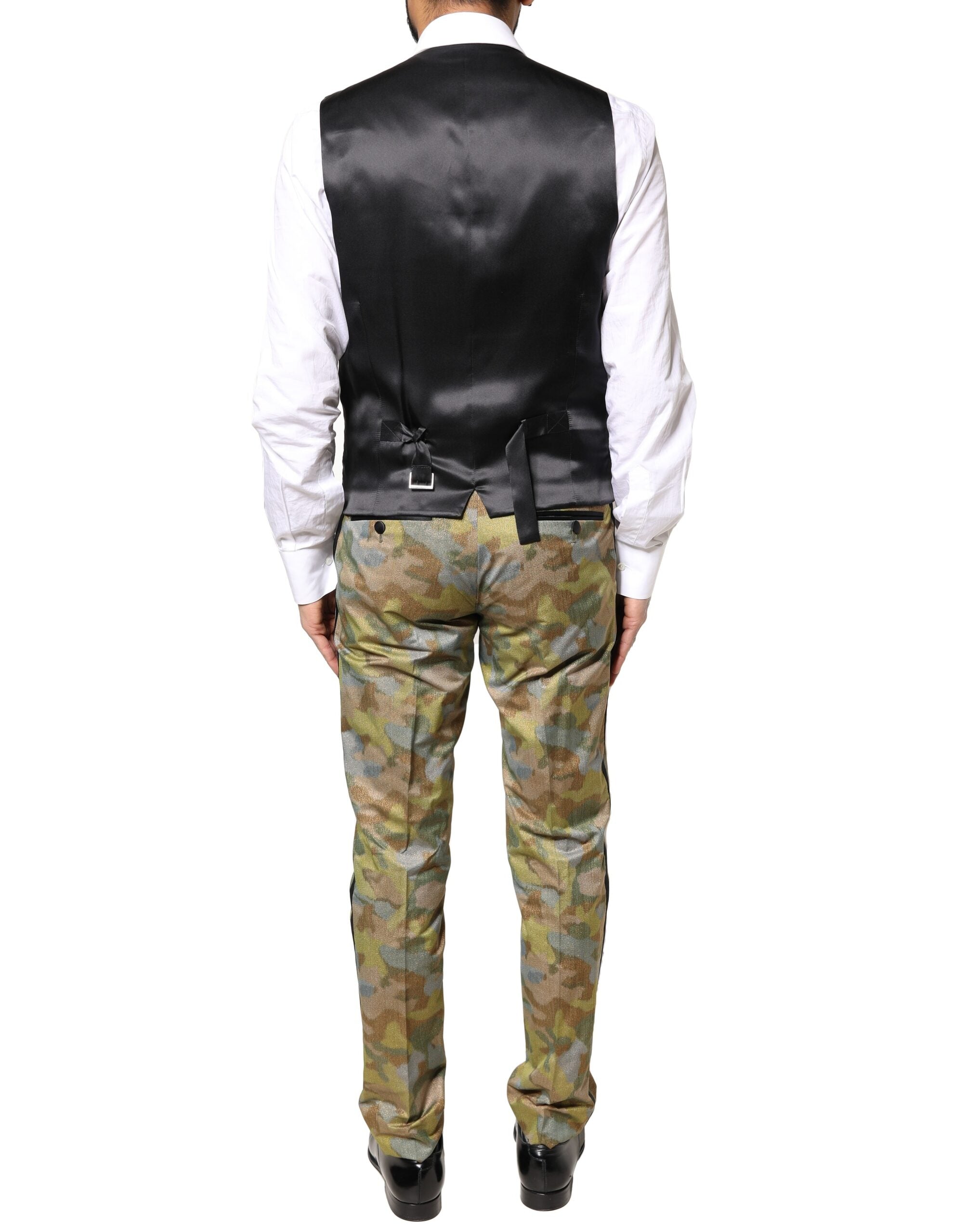 Multicolor Camouflage SICILIA 3 Piece Suit