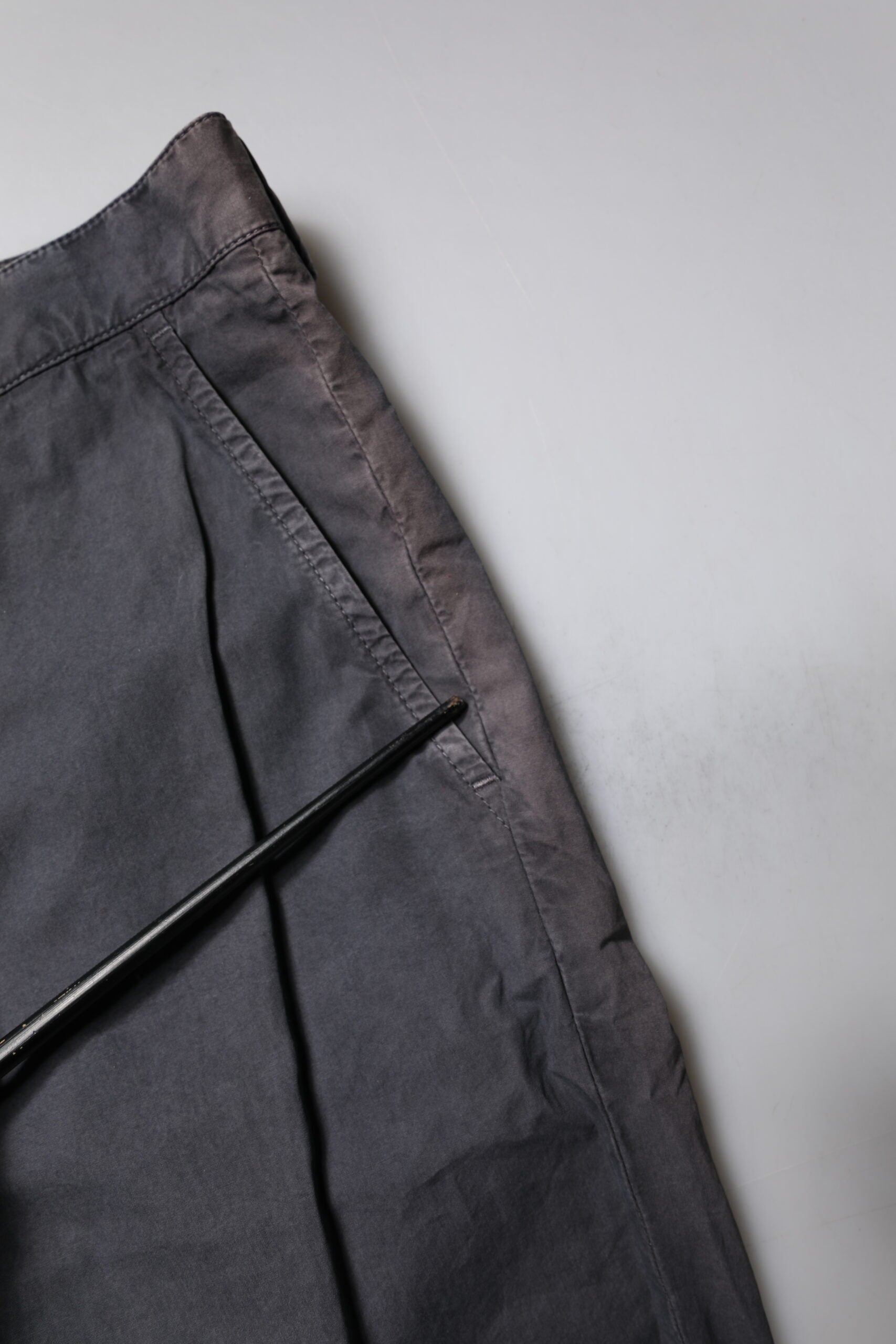 Dark Gray Cotton Mid Waist Men Bermuda Shorts