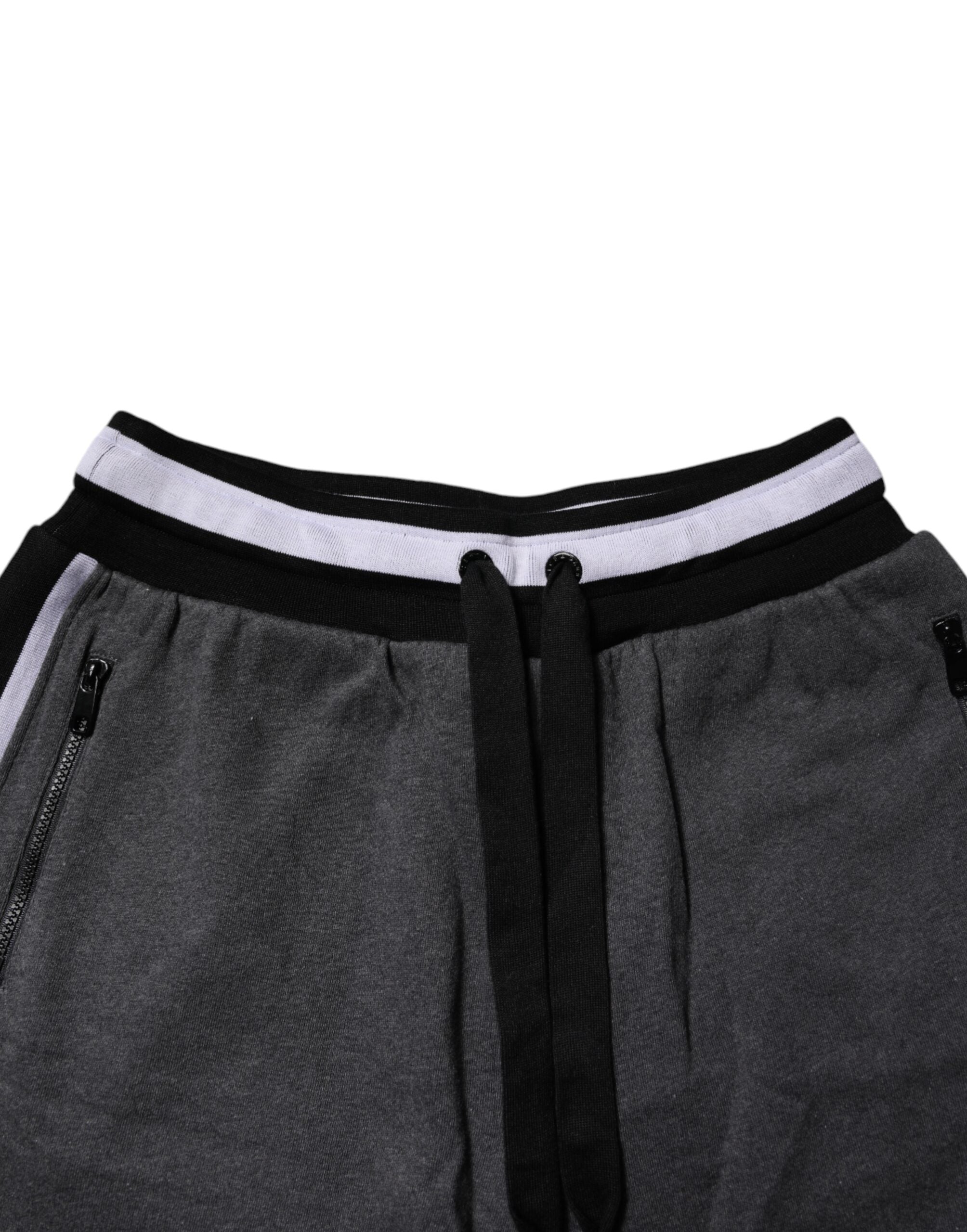 Dark Gray Cotton Bermuda Sweatshorts Shorts