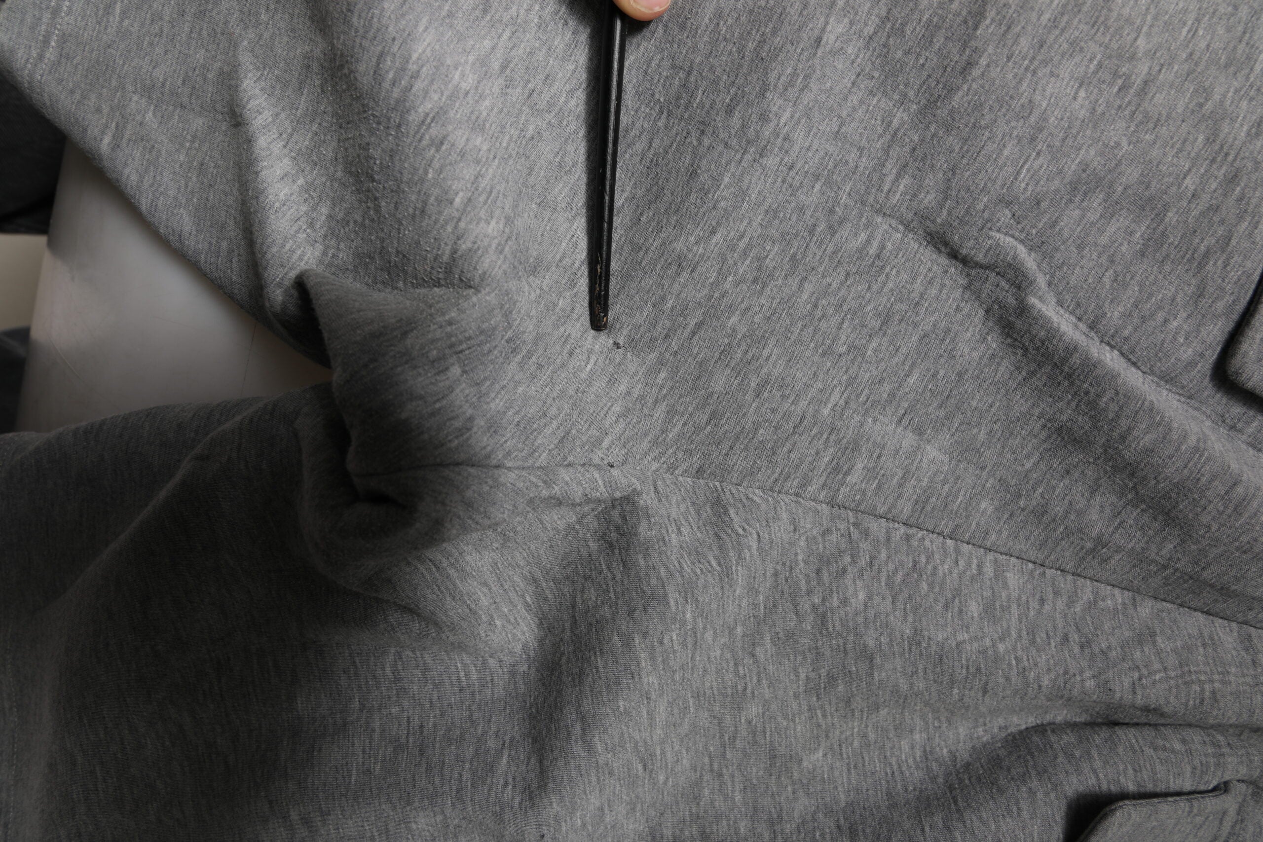 Gray Cotton Cargo Bermuda Sweatshorts Shorts