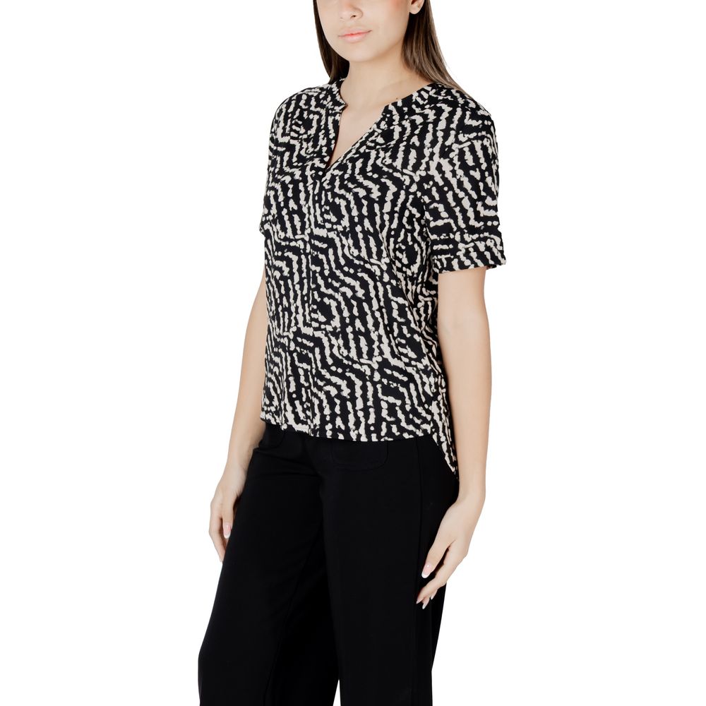 Black Viscose Blouse
