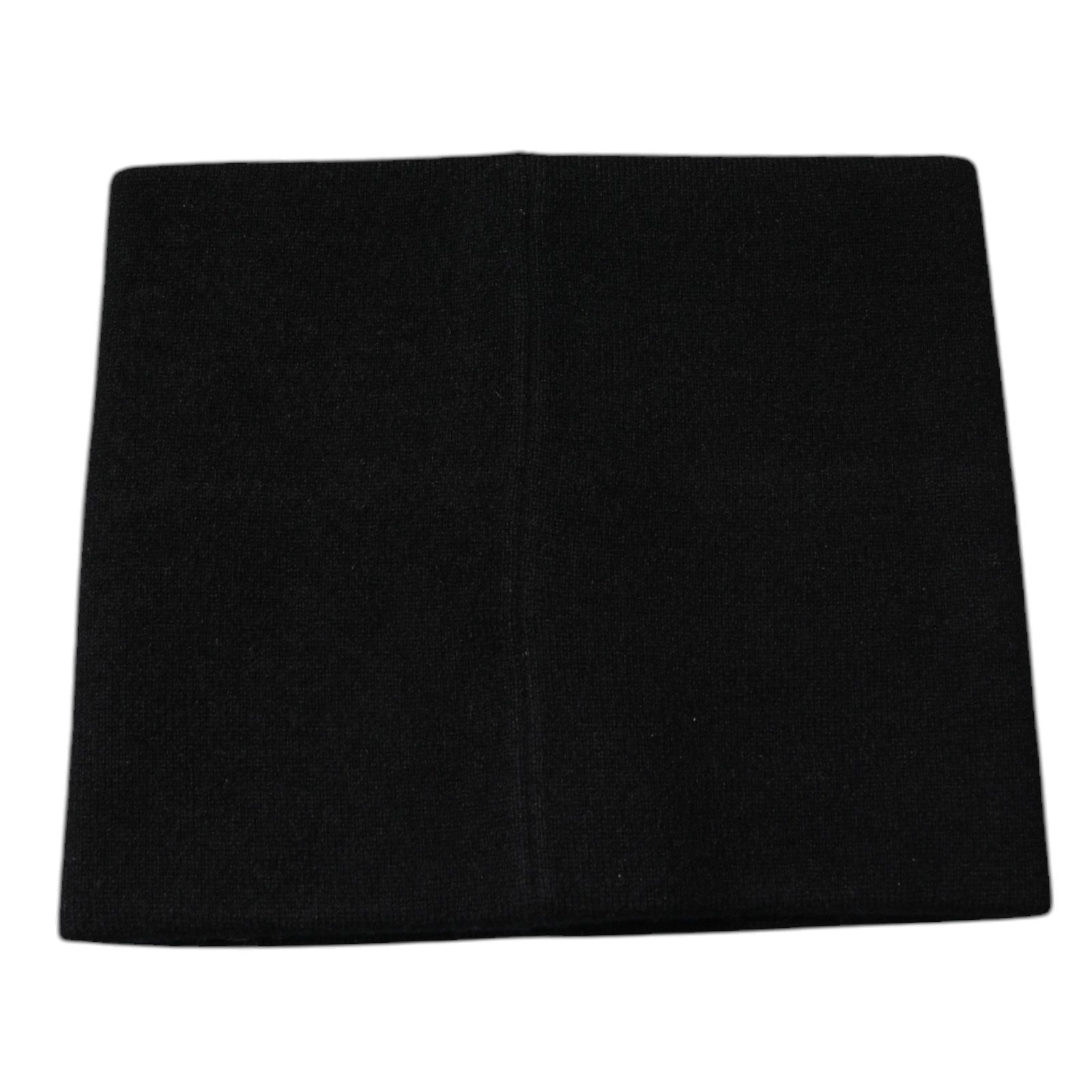 Black Cashmere DG Logo Square Handkerchief Scarf