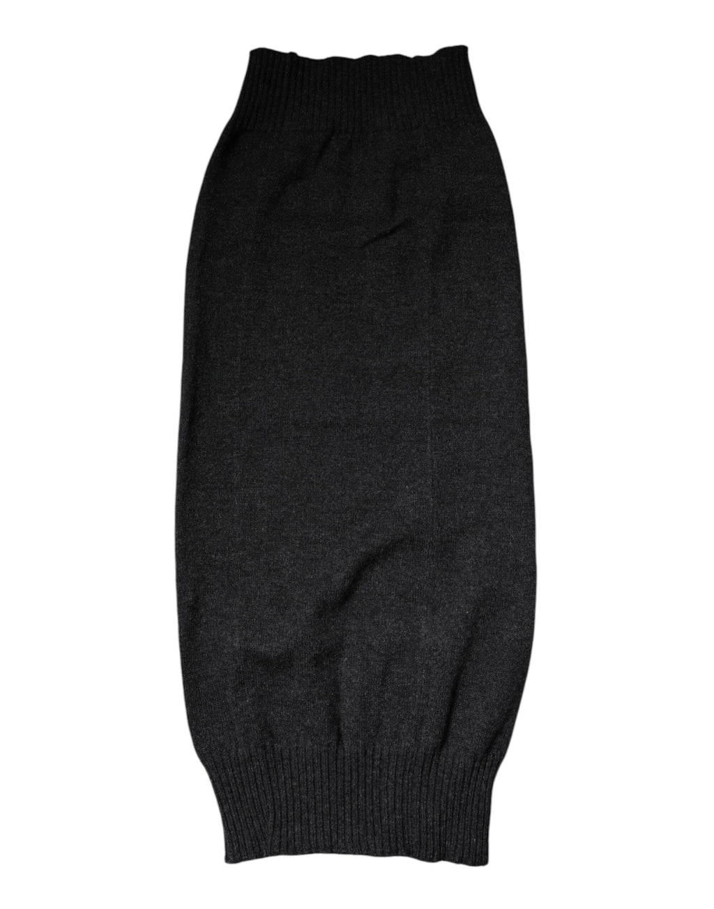 Black Cashmere Knitted Neck Warmer Foulard Scarf