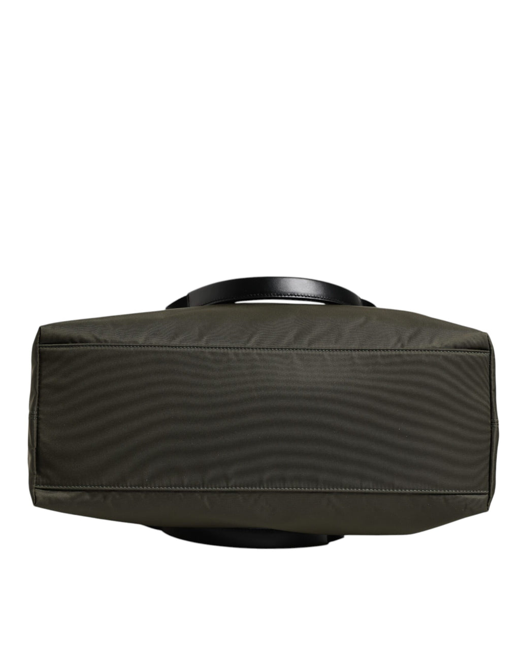 Military Green Nylon Shoulder Strap Tote Bag