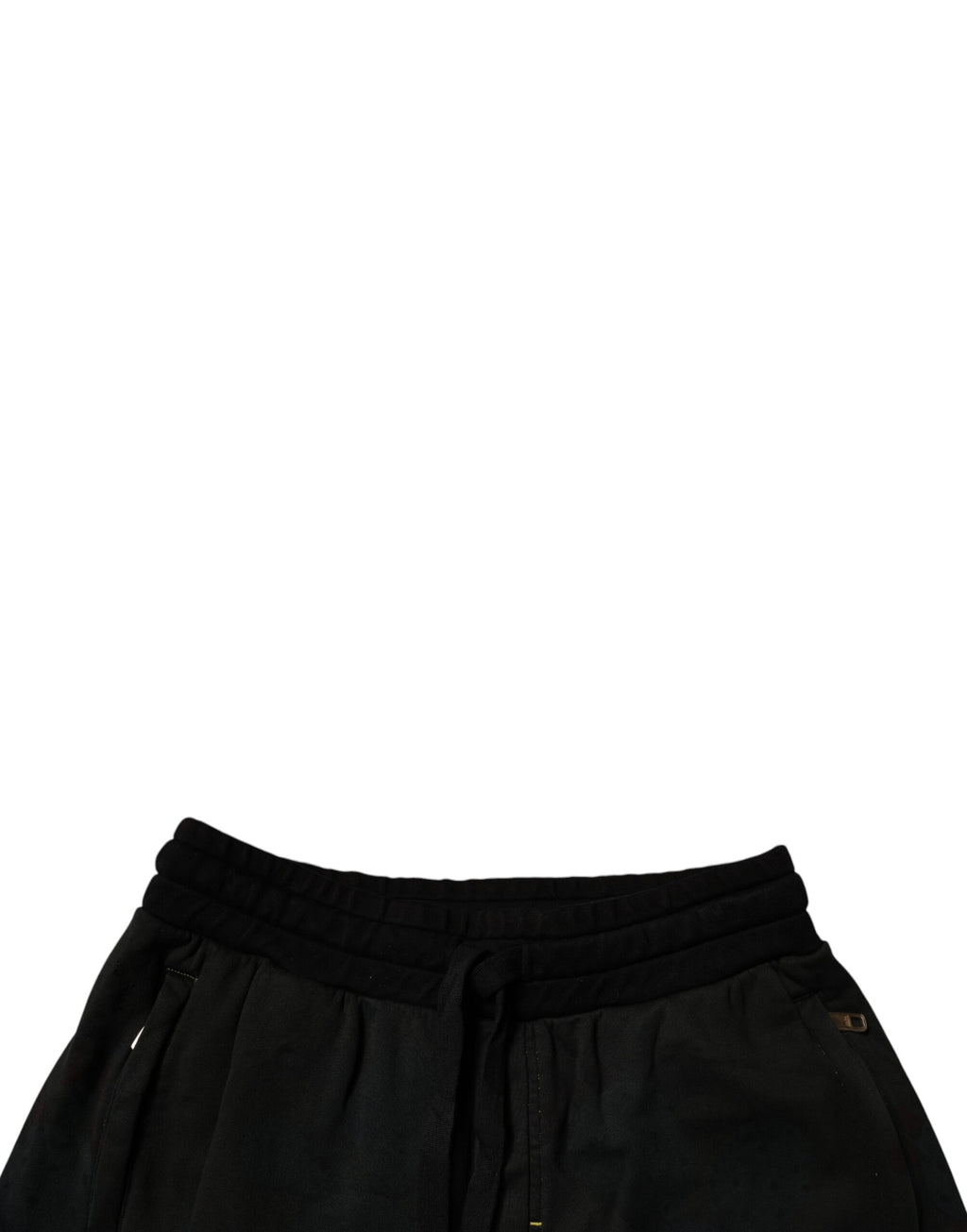 Black Cotton Sweatshorts Men Bermuda Shorts