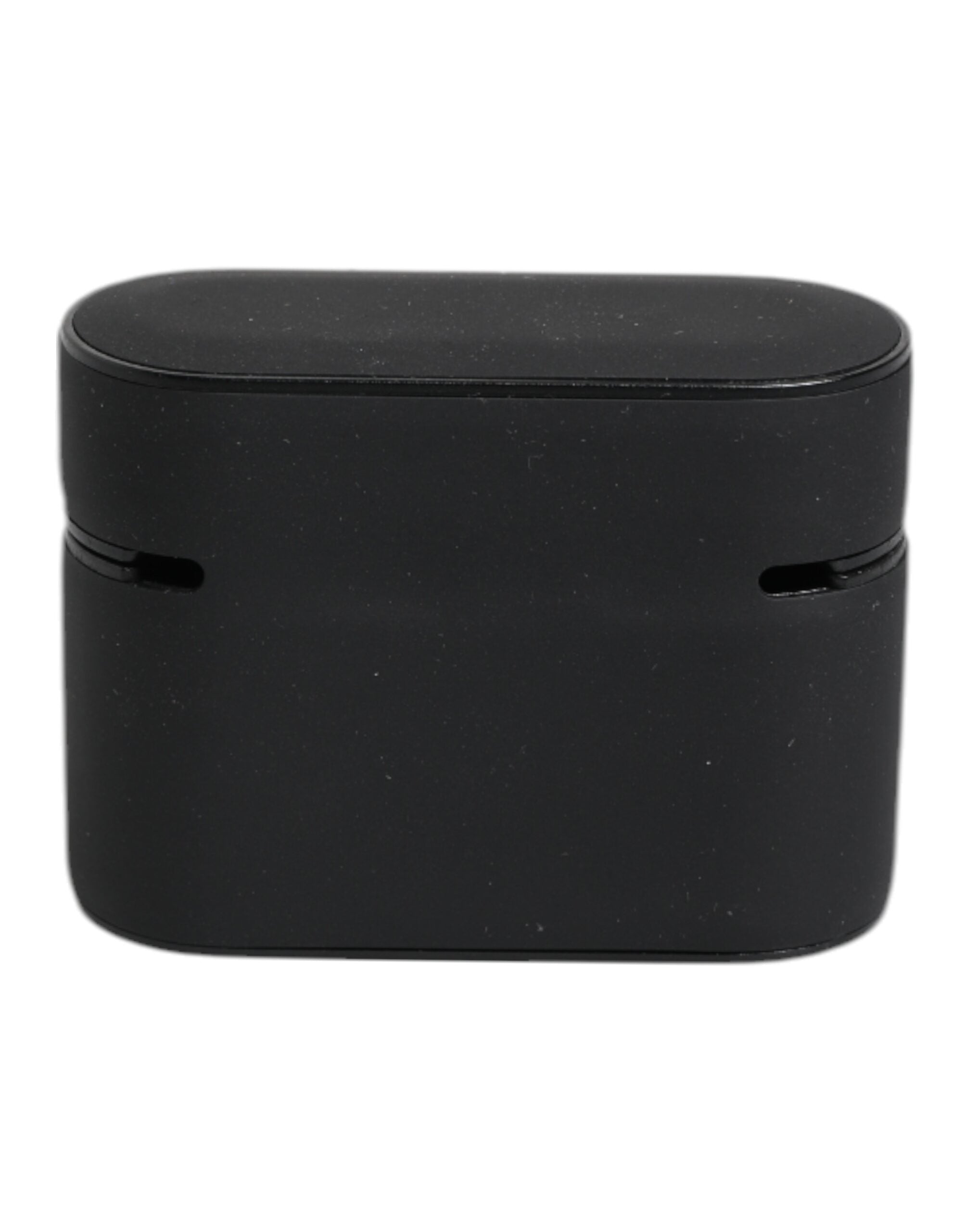 Black Orange Silicone Embossed Logo Airpods Case