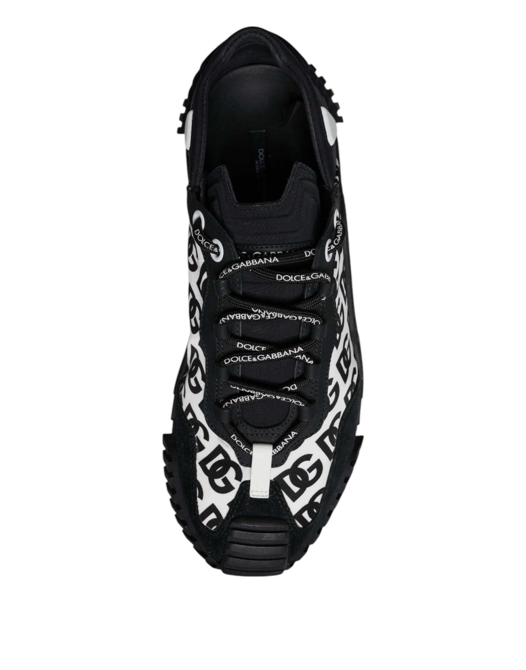 Black Logo Lace Up Low Top NS1 Sneakers Shoes