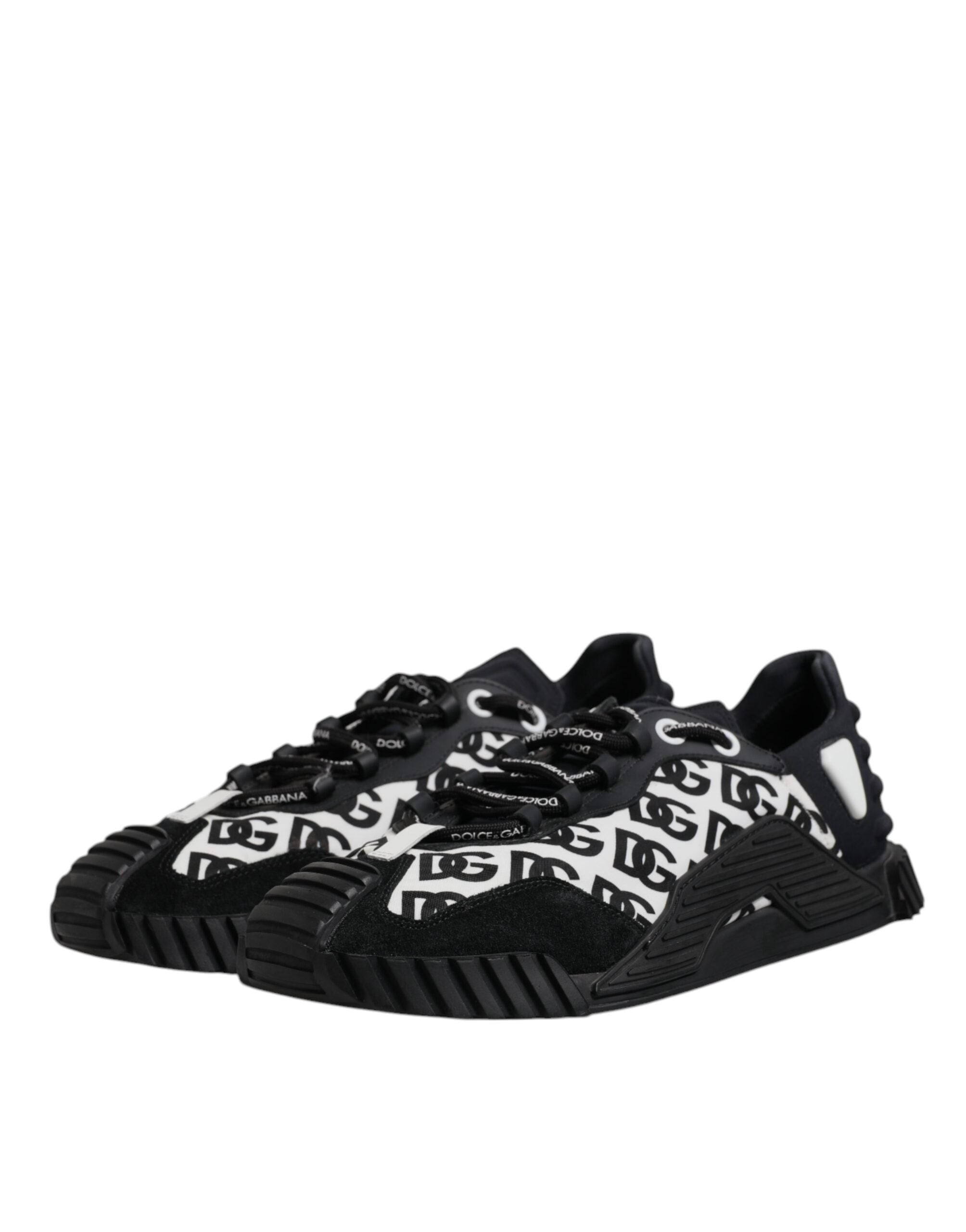 Black Logo Lace Up Low Top NS1 Sneakers Shoes
