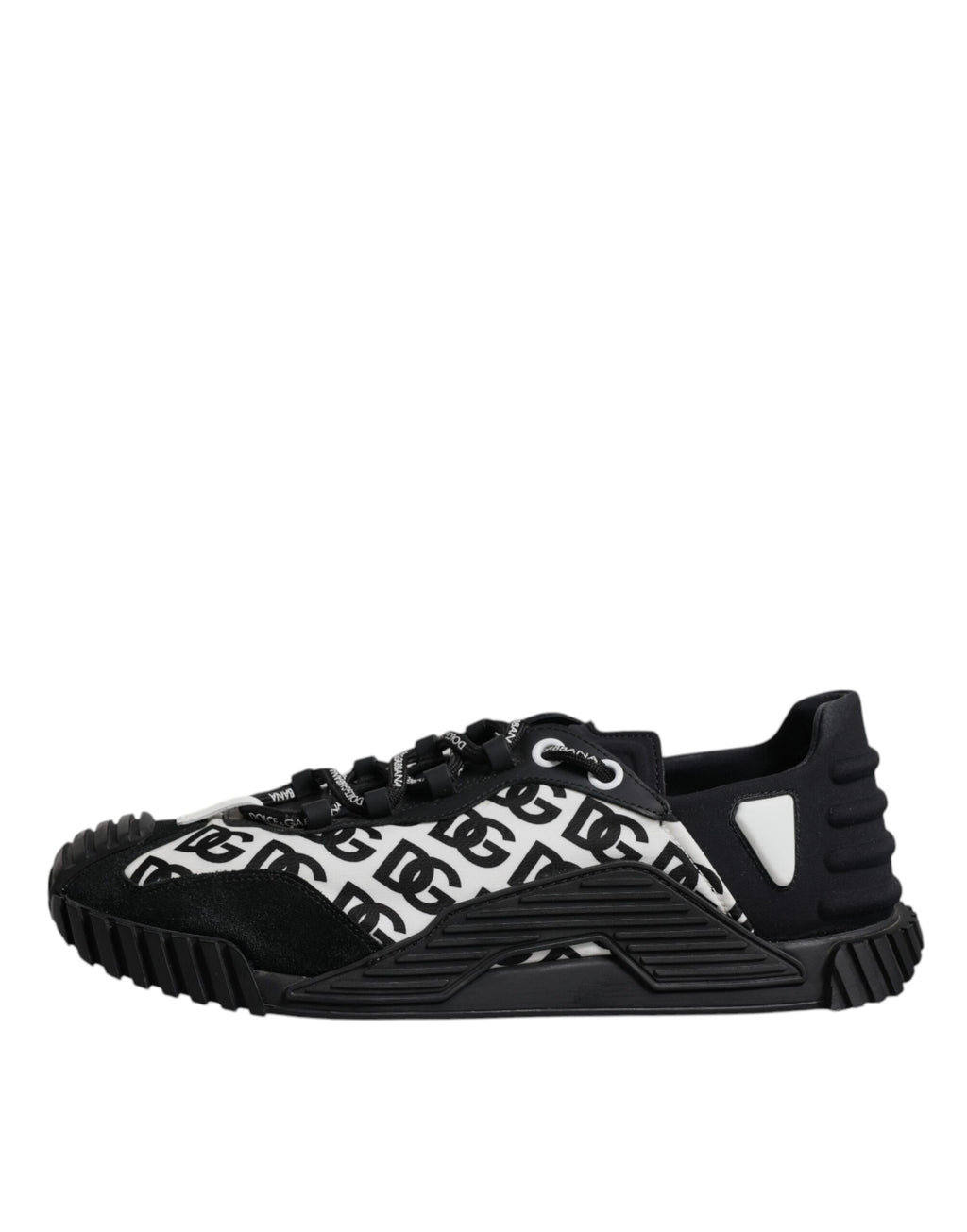 Black Logo Lace Up Low Top NS1 Sneakers Shoes