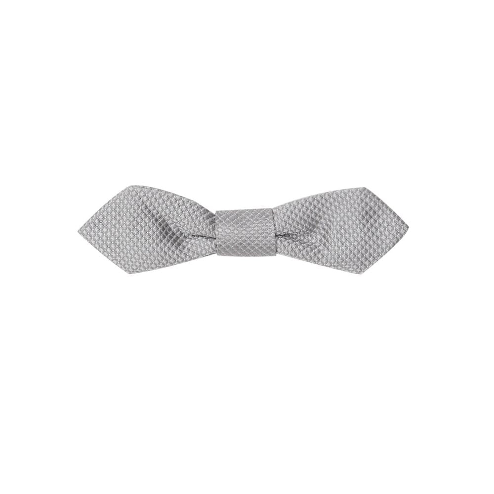 Dolce & Gabbana Gray Silk Bowtie