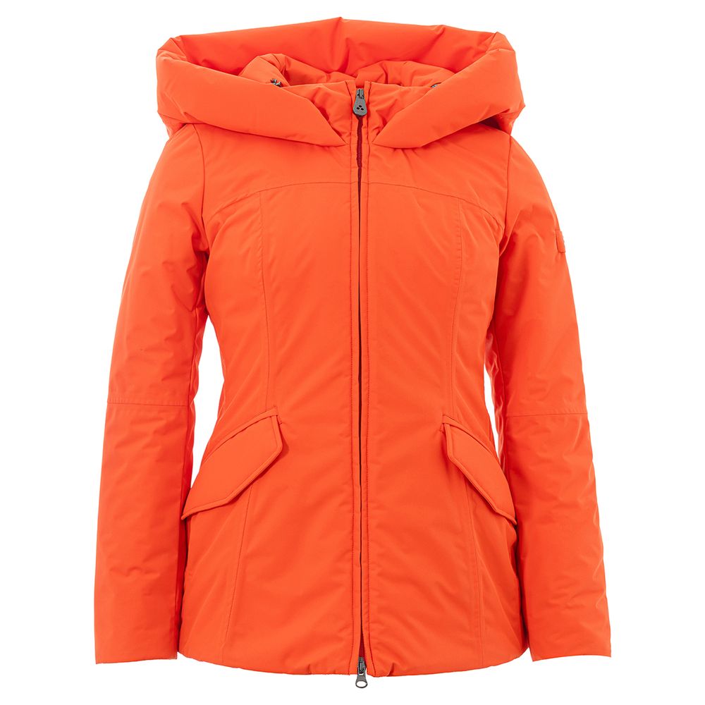 Peuterey Orange Polyester Full-Length Jacket
