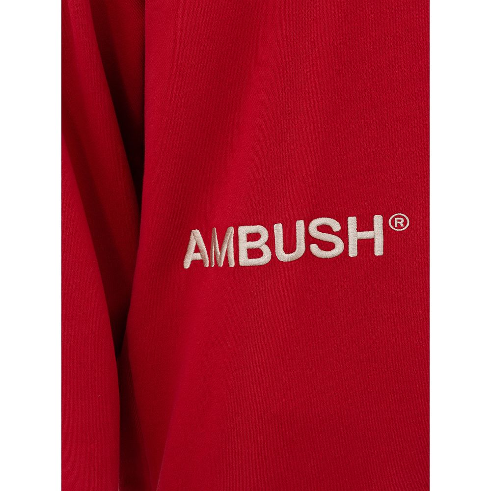 Ambush Red Cotton Sweatshirt