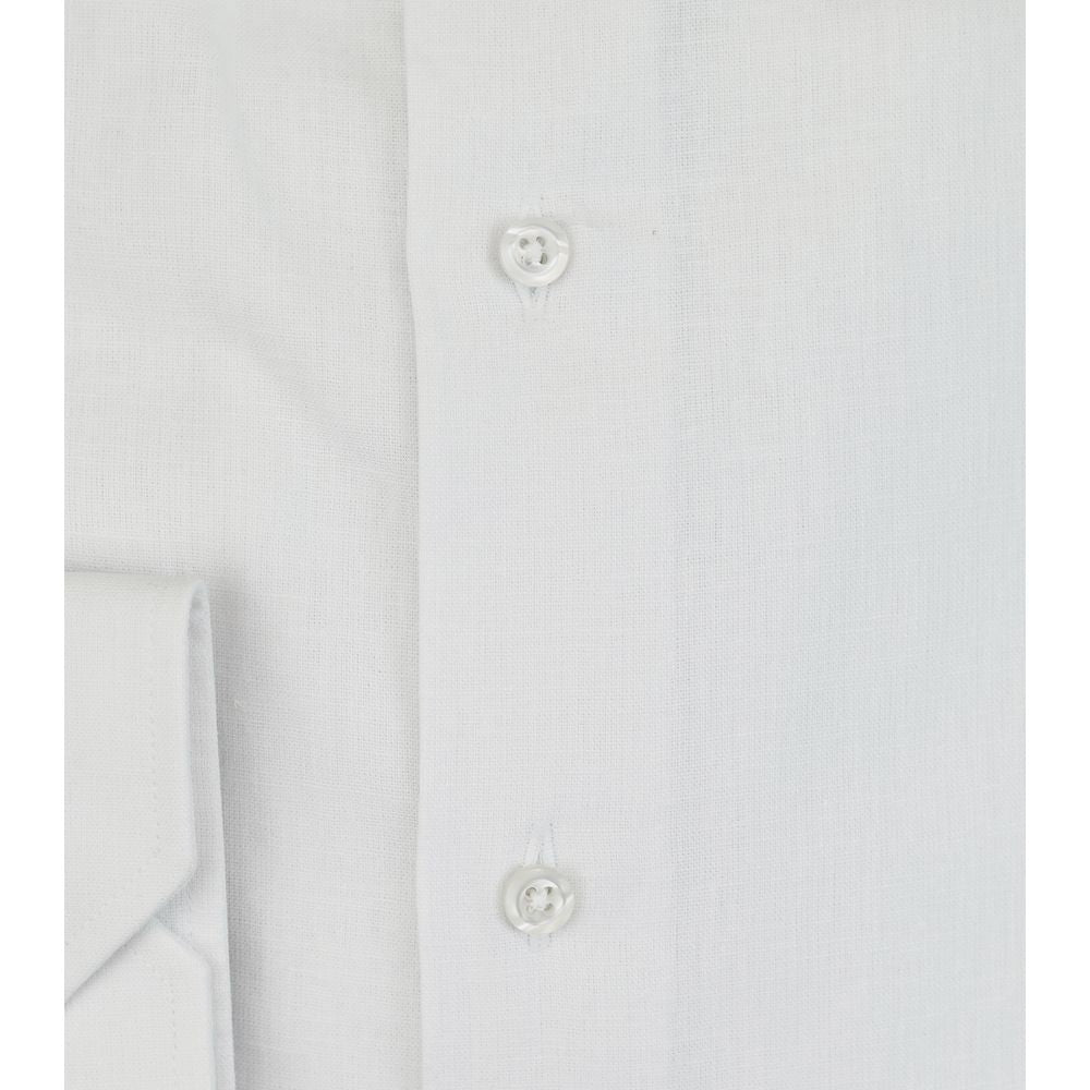 Bagutta White Linen Shirt