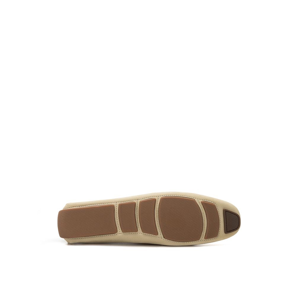 Bally Beige Leather Moccassin